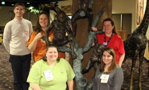 From left to right: Christopher Szkutak, Debbie Gegare, Karie Blasingame (front), Suzy Ramm (back), Lindsay Schroeder (front).